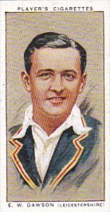 Player Vintage Cigarette Card Cricketers 1934 No 7 E W Dawson