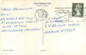 Isle of Wight map postcard