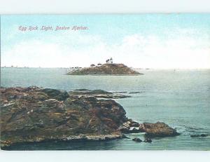 Divided-Back EGG ROCK LIGHT Boston Massachusetts MA hp7917