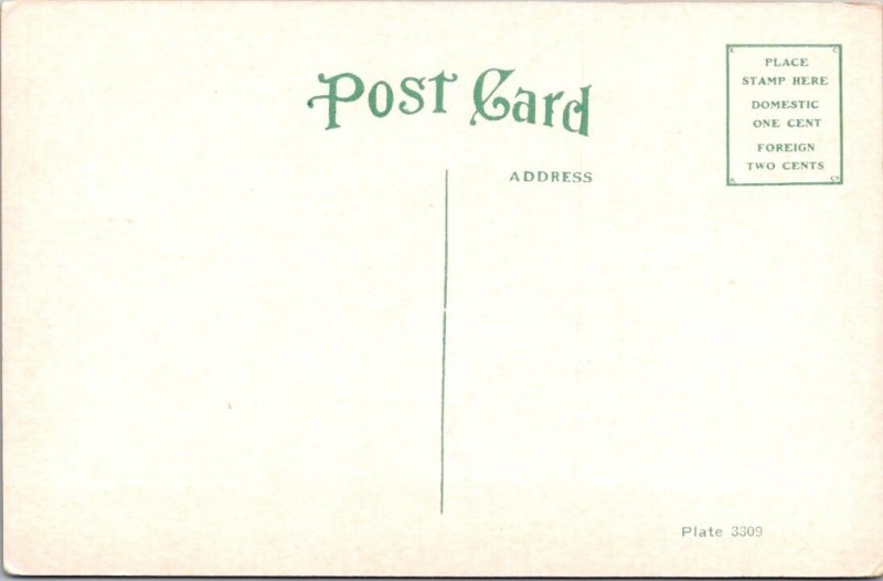 Vintage Postcard Winter Home, Galveston, Texas JM10