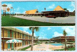 OCALA, Florida FL ~ Roadside HORNE'S MOTOR LODGE 1960s-70s ~ 4x6 Postcard