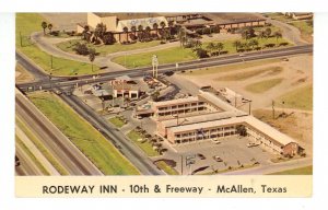 TX - McAllen. Rodeway Inn & Enco Gas Station ca 1960's