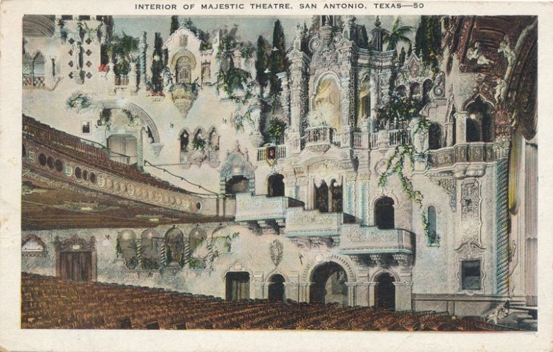 San Antonio TX, Texas - Interior of the Majestic Theater - pm 1932 - WB