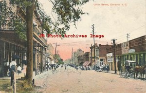 NC, Concord, North Carolina, Union Street, Business Area, 1908 PM, SL & Co Pub