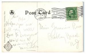 1913 First Methodist Episcopal Church, Columbus, OH Postcard