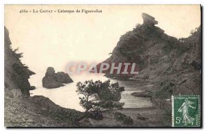 Old Postcard La Ciotat Calanque Figuerolles