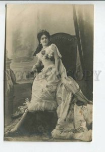 443662 Luisa TETRAZZINI Italian OPERA Singer QUEEN Vintage PHOTO postcard