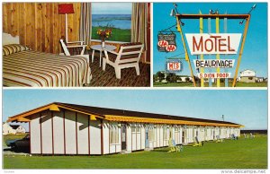 3-Views, Hotel-Motel Besurivage, Ste-Anne-des-Monts, Cte Gaspe N., Quebec, Ca...