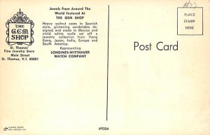 Gem Shop Saint Thomas Virgin Islands Postcard