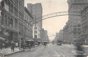 High Street Columbus, Ohio OH Postcard