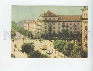 470414 USSR 1967 year Ukraine Subcarpathia Lutsk Lenin Avenue postcard