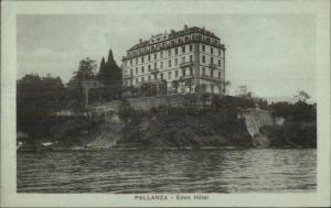 Pallanza Italy Eden Hotel Postcard