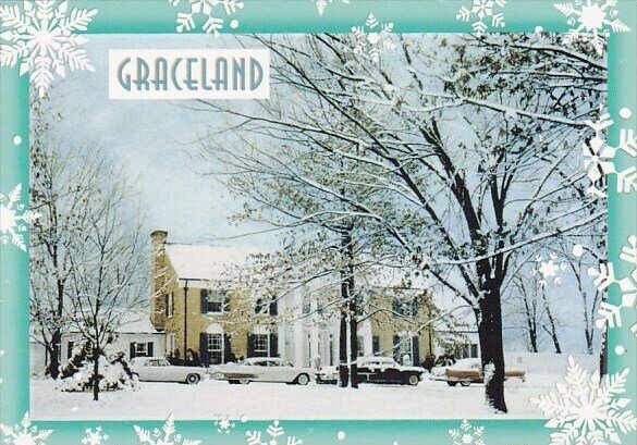 Snow At Graceland Memphis Tennessee