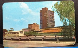 Detalles de la Ciudad University Mexico Vintage Postcard