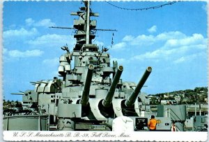 M-12083 USS Massachusetts BB 59 Fall River Massachusetts