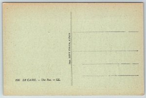 Cairo  Egypt  a Street  Postcard