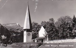 Switzerland Wengen Reformierte Kirche Real Photo