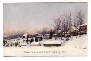 Cottages on Lake Memphremagog in Trojan Park Quebec,