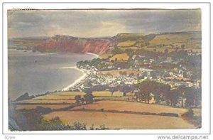 Aerial View, Sidmouth, Devon, England, United Kingdom, PU-1910