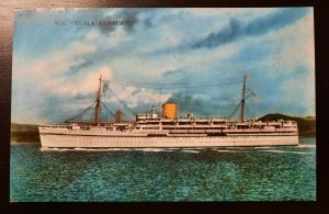 Vintage Picture Postcard MS Kuala Lumpur China Navigation Compay Ship