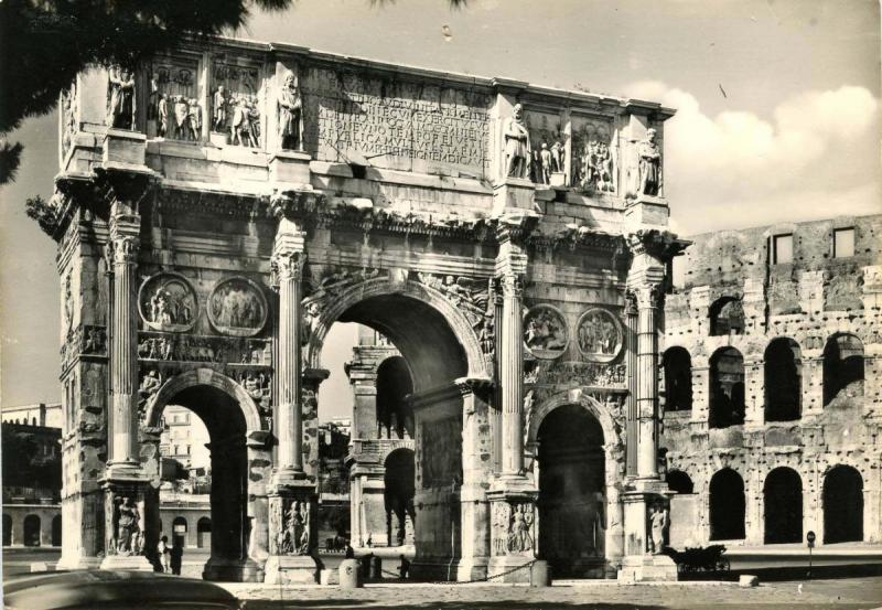 Italy - Rome. Arch of Constantine *RPPC