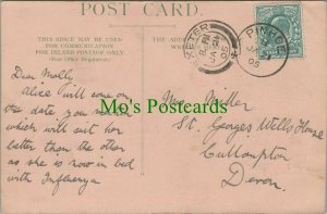 Genealogy Postcard - Miller - St Georges Wells House, Cullompton, Devon RF7448