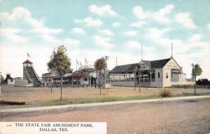 Dallas Texas State Fair Grounds Amusement Park Vintage Postcard AA30104
