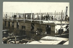 Rush City MINNESOTA RP c1910 CREAMERY CONSTRUCTION nr Pine City North Branch