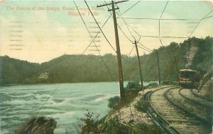 Demon of the Gorge Great Gorge Route, Niagara Falls, Ontario Postmarked 1910