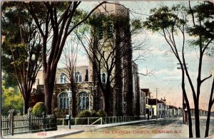 View of The Emanuel Church, Newport RI c1909 Vintage Postcard L49