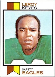 1973 Topps Football Card Leroy Keyes Philadelphia Eagles sk2433