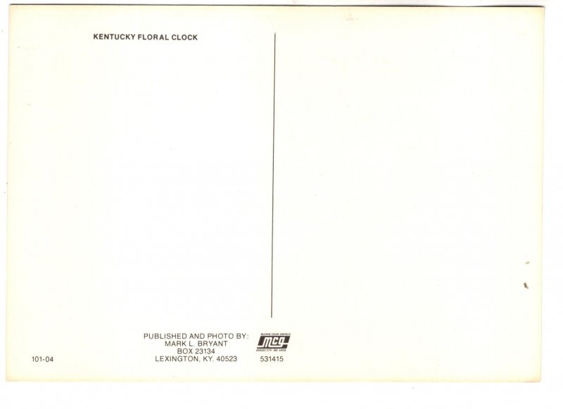 Floral Clock, Lexington, Kentucky