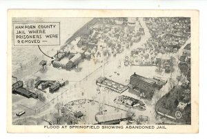 MA - Springfield. Flood, March 1936, Showing Abandoned Jail