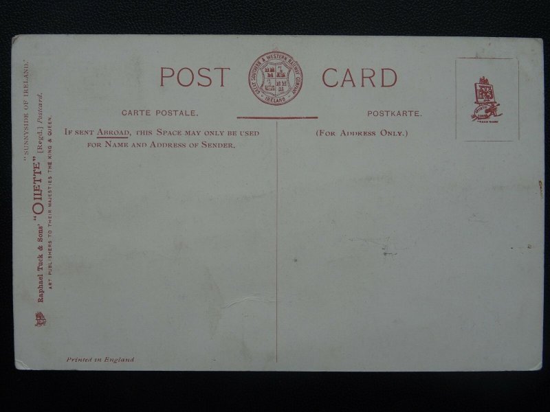 Official GS&WR SUNNYSIDE OF IRELAND LOCO AMERICAN MAIL c1905 Postcard R.Tuck