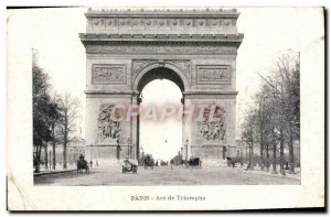 Old Postcard Paris L & # Triumph 39Arc I & # 39Etoile