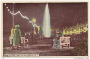 Illuminated Fountain , DOUGLAS , I.O.M. , 1910s