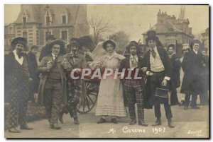 PHOTO CARD Caen Mi Careme 1907