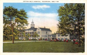 Texarkana, AR Arkansas   COTTON BELT HOSPITAL   ca1940's Vintage Kropp Postcard