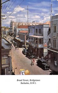 Broad Street Bridgetown Barbados West Indies Unused 