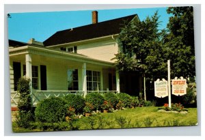 Vintage 1960's Postcard Hobson House Buffet Long Grove West Virginia