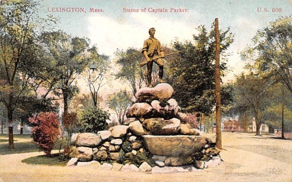 Statue of Captain ParkerLexington, Massachusetts