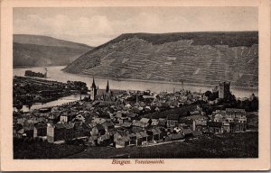 Germany Bingen Totalansicht Vintage Postcard C012