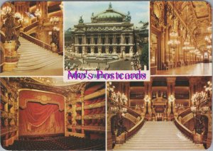 France Postcard - Paris, Le Theatre De L'Opera. Posted 1987 - RR20677