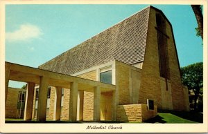 Vintage 1960's Methodist Church Christ United Rochester Minnesota MN Postcard