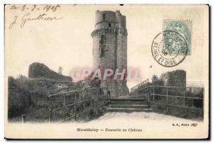 Old Postcard Montlhery entire castle