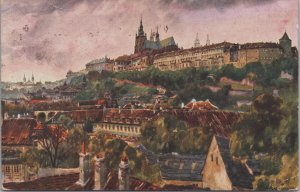 Czech Republic Prague Hradcany Praha Prag Vintage Postcard C138