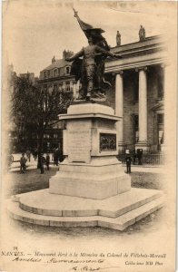 CPA NANTES Monument eleve ala Memoire du Colonel de Villebois-Mareuil (223153)