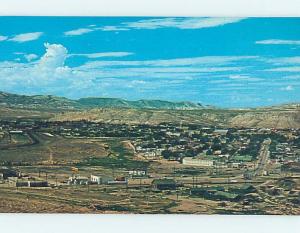 Unused Pre-1980 AERIAL VIEW Rock Springs Wyoming WY A4170