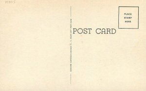 Missouri Macon United States Post Office Teich Postcard roadside 22-8226