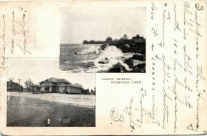 Vintage Postcard CT Fairfield County Stamford Casino Shippan RARE UDB 1904 H13